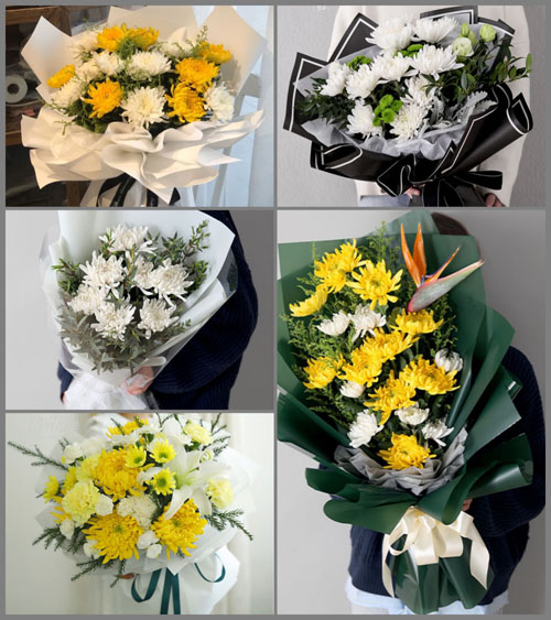 广东江门市台山市海宴镇白事花束代送